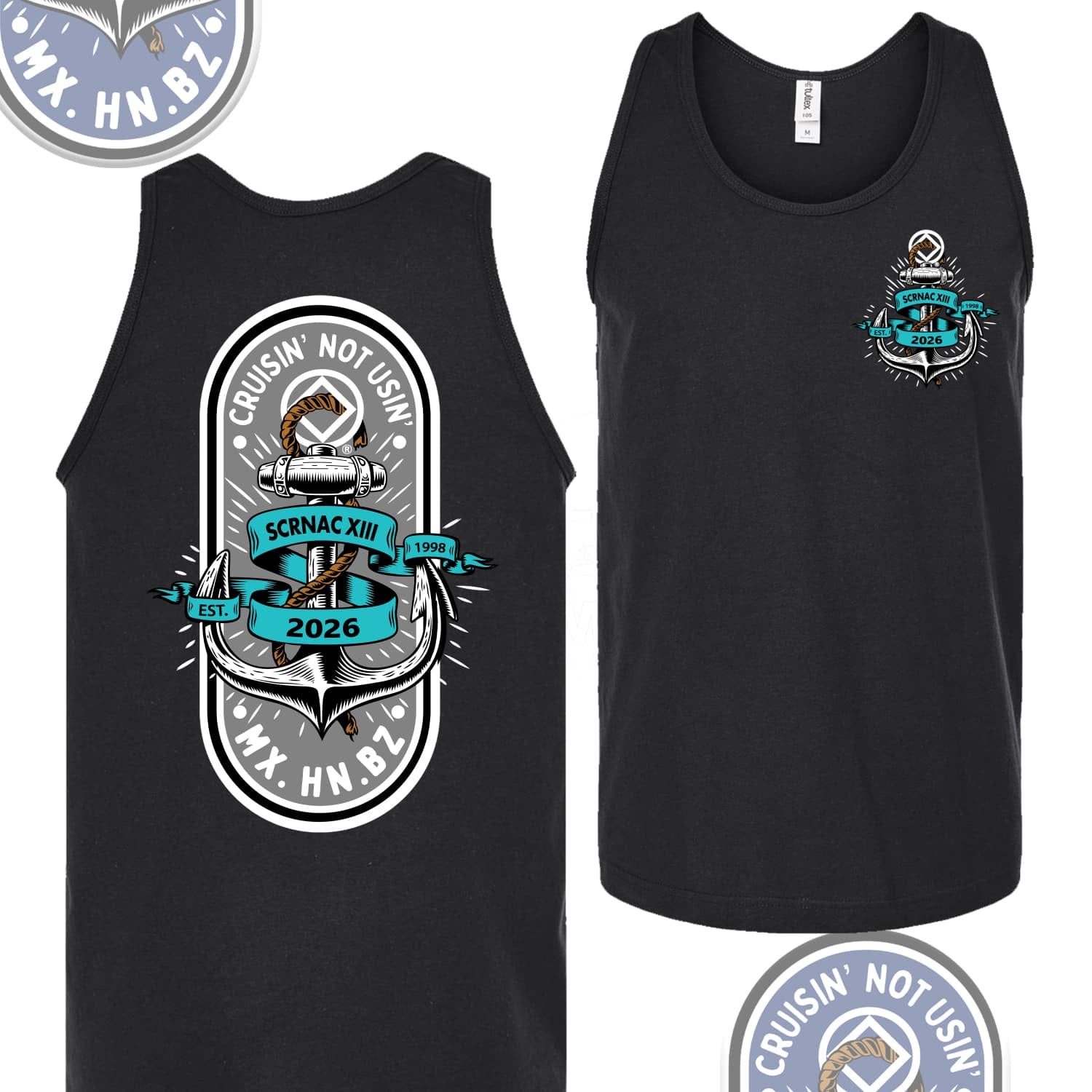 CRUISIN GREY TANK